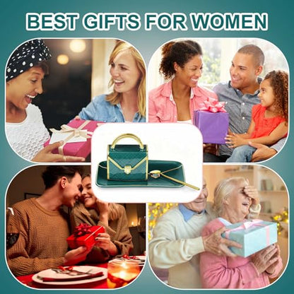 Zubebe 1 Set Coffee Mug Elegant Handbag Shaped Cup Modern Ceramic Purse Mug with Spoon and Saucer, 10oz Cute Creative Tea Cup for Woman Girls Gift (Dark Green) - color: Dark Green