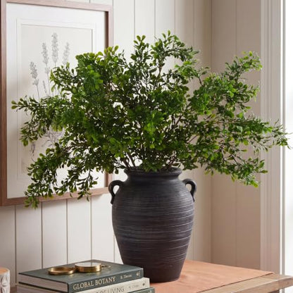 Yinder 6 Pack 27.7 Inch Artificial Eucalyptus Stems Realistic Fake Greenery Plants Eucalyptus Leaves Plant Branches Decorative for Vase Arrangements Home Farmhouse & Boho Decor Wedding Bouquets
