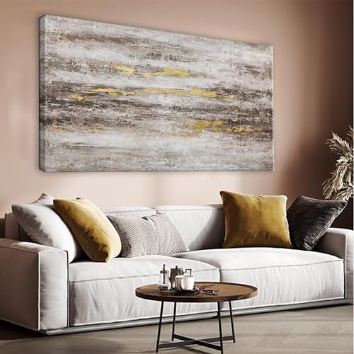 YISXINOAG Large Abstract Wall Art For Living Room Brown And White Wall Art Eclectic Decor Artwork Canvas Art Wall Decor For Dinning Room Bedroom Hotel Office Kitchen Ready To Hang 29x58 In - color: Camel, size: 58"L x 29"W