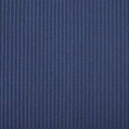 DII Basic Everyday Ribbed Tabletop 100% Cotton, Placemat Set, 13x19, Nautical Blue, 6 Piece - color: Nautical Blue, size: 13x19"