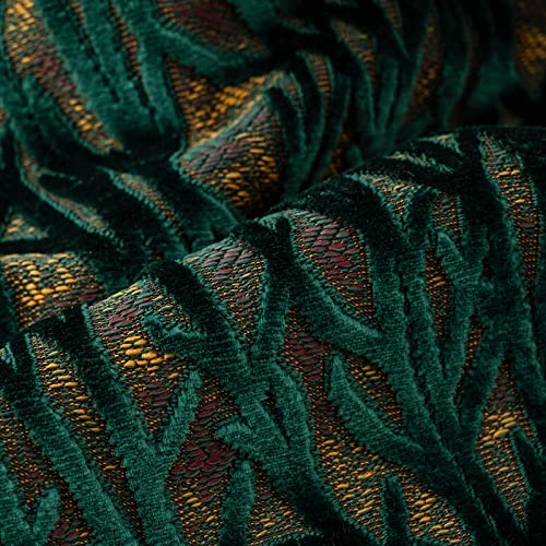 Green Throw Pillow Cover Velvet Cushion Cover Branches Rectangular Pillowcase for Sofa Couch Bedroom Living Room, 12x20 Inch - color: Green, size: 20" x 12" (Pack of 1)