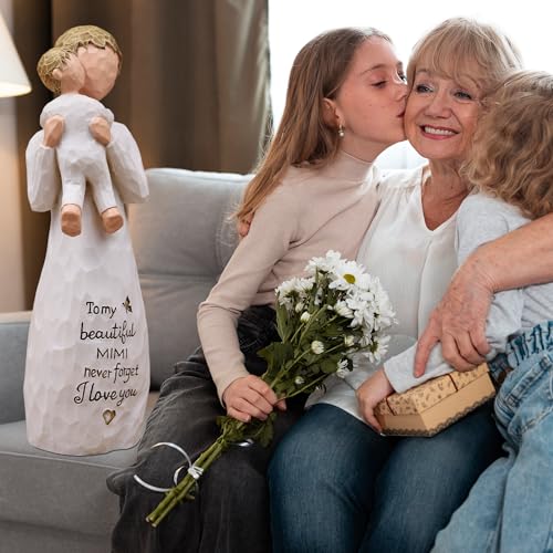 Mimi Gifts for Grandma, Mimi Birthday Gifts, Hand-Painted Figurine | Gifts for Mimi, Mimi Gifts for Christmas Mother's Day Birthday, Home Decor, Resin Statue - style: Mimi Gifts