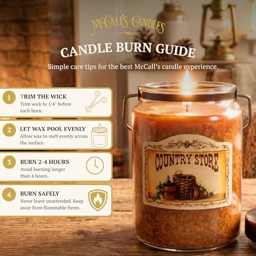 McCall’s Candles | Creme Brulee | Reed Diffuser Gift Set | USA-Poured Fragrance Oil | Vintage Reed Garden with Amber Glass Bottle | Rich Custard Topped with caramelized Sugar.
