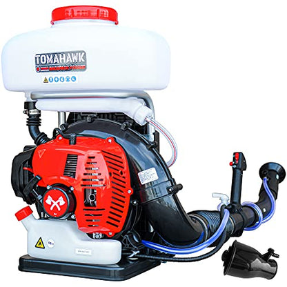Tomahawk Power 3HP Backpack Mosquito Fogger Leaf Blower 3.7 Gallon Tank Garden Sprayer (Turbo Fogger + ULV Nozzle) - size: Turbo Fogger (With ULV Nozzle)