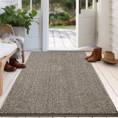 Entryway Rug 34" x 60", Runner for Kitchen, Door (Roll Packing) | Non Slip, Machine Washable, Absorbent, Quick Drying, for Entryway, Bedroom, Bathroom, Door - color: Beige, size: 34" X 60" (rectangular)
