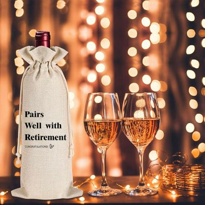 Funny 2026 Retirement Gifts for Women Men | Retirement Wine Glass Retired Free and Fabulous, Funny Birthday Gifts for Retired Friends Teacher Boss Nurses Friends