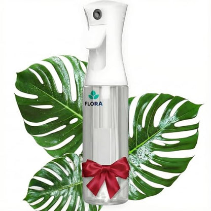 Flora Premium Plant Mister Spray Bottle for Gentle & Fine Mist for Precision Hydration, Dispersed Humidity & Moisture, Comes w App for Smart Plant Care, Plant ID and Diagnosis Tool (1 pack)