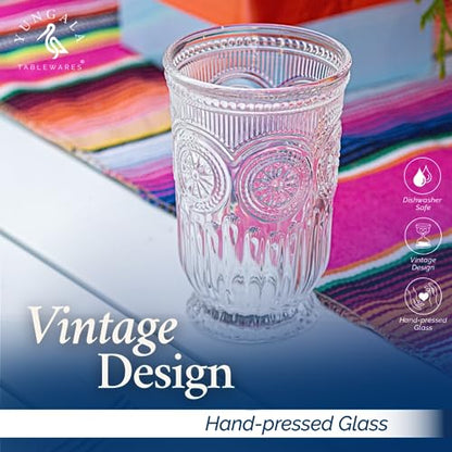 Clear Highball Glasses Set of 6 Tall Drinking Glasses 10 oz - color: Clear, size: Tall