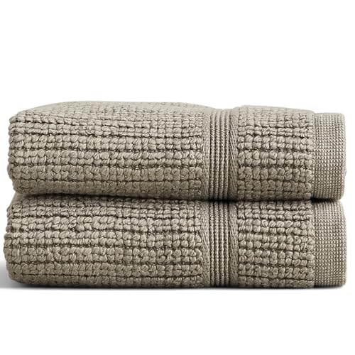 Douro Washcloths, 2 Pack Face Towels, 12 x 12 in, Eucalyptus | 100% Cotton Towels, Soft Absorbent Spa Towel for Facial, Made in Portugal, Quick-dry Towel, 550g GSM - color: Eucalyptus, size: Washcloths (12in x 12in)