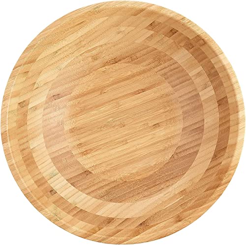 Lipper International Bamboo Wood Salad Bowls with Server Utensils, 7-Piece Set, Assorted Sizes - size: Large, style: 7-Piece Set