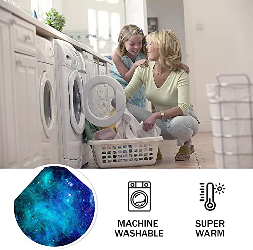 Space Galaxy Blanket, Soft Warm Fuzzy Fleece Plush Blanket 50''x40'', Smooth Cozy Flannel Throw Blanket for Bed/Couch/Office/Camping - color: Style 1, size: 50''x40''