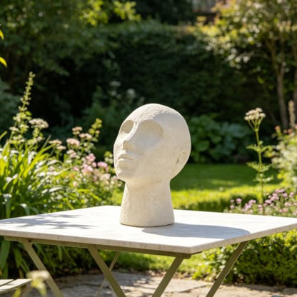 Abstract Decor Sculptures Home Décor 7.25 * 6.25 * 8.5 Inch | Resin Thinker Human Head Statue Shelf Decorations Bust Statues for Living Room Office Table Art Decor Accents