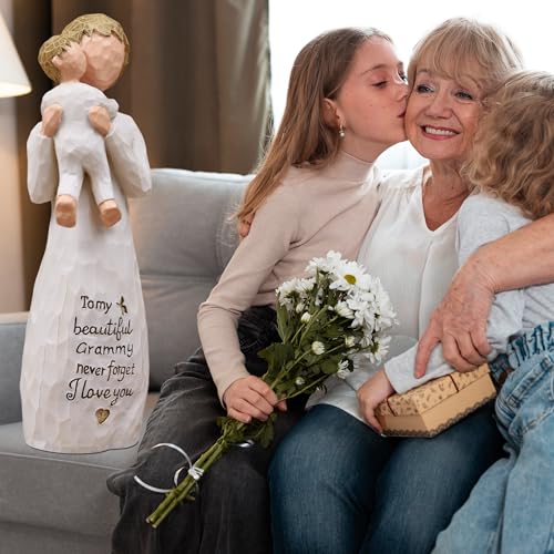 Grammy Gifts for Grandma, Grammy Birthday Gifts, Gift for Grammy Figurine | Grammie Gift Ideas, Grammy Gifts for Christmas Mother's Day Birthday, Resin Hand-Painted Statue - style: Grammy Gifts