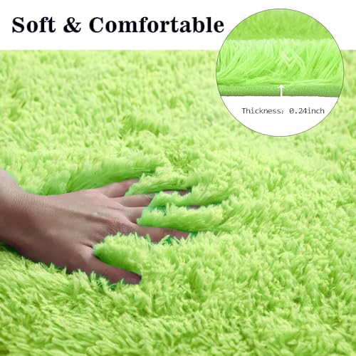 Green Bathroom Rugs Sets 3Piece Bath Mat Solid Bath Rug Floor Mats Washable Shower Rug with U-Shaped Contour Rug Toilet Lid Cover - color: Green, size: Set of 3