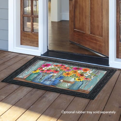 Briarwood Lane Doormat 30x18 Indoor Outdoor Farm Fresh Flowers Spring for Spring Doormat