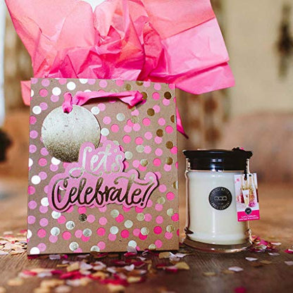 Bridgewater Candle 8oz Soy Wax Blend Fragranced Jar Candle-Let's Celebrate