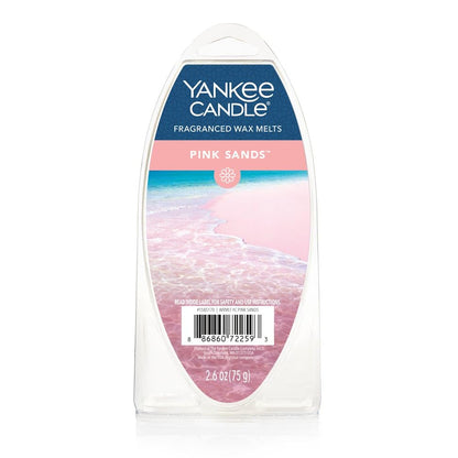 Yankee Candle Scented Wax Melts for Wax Warmers, Candle Wax Melts Refills, Long Lasting Home Fragrance, Pink Sands 6 Count (Pack of 3) - color: Pink Sands