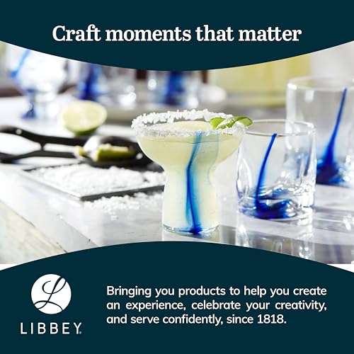 Blue Ribbon Tumbler & Rocks Drinking Glasses Set of 16, Dimpled Cups | 16.75 oz and 12.5 oz Capacities for Water, Juice, Cocktails, and More with Blue Ribbon Design and Dishwasher-Safe Cleanup - color: 02 - Blue Ribbon