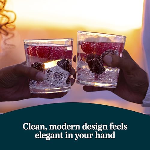 Libbey Preston Tumbler & Rocks Drinking Glasses Set of 16, All-Purpose Cups | 16 oz and 13 oz Capacities for Water, Juice, Cocktails, and More with Wide Mouths and Dishwasher-Safe Cleanup - color: 07 - Preston