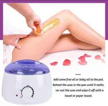 Professional Electric Wax Warmer and Heater for Soft, Paraffin Warm Crème and Strip Wax | Wax Melter for Hair Removal with Adjustable Temperature for Salon Quality Results