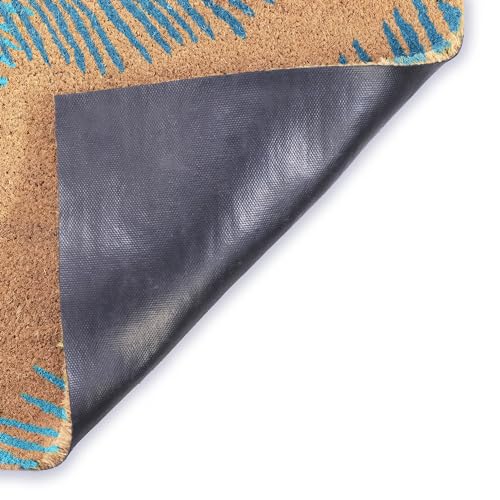 Liora Manne Natura Door Mat - Novelty Designs, Durable Natural Coir & Vinyl Back, Long Lasting Color, Foyers, Porches, Patios & Decks, Welcome, 2' x 3'