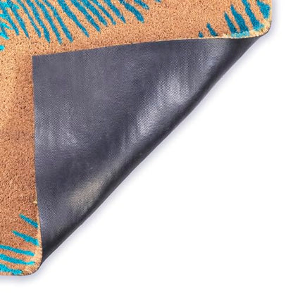 Liora Manne Natura Door Mat - Novelty Designs, Durable Natural Coir & Vinyl Back, Long Lasting Color, Foyers, Porches, Patios & Decks, Welcome, 2' x 3'