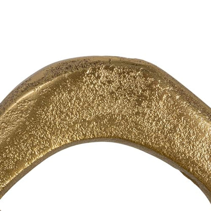 Bloomingville Gold Abstract Metal Figurine - color: Gold