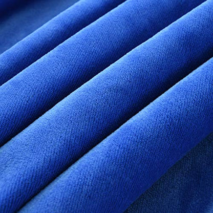 NANPIPER Throw Blanket Sherpa Flannel Blankets Soft Fuzzy Plush Fleece Microfiber for Bed/Couch (60"x80",Princess Blue) - color: Princess Blue, size: Twin