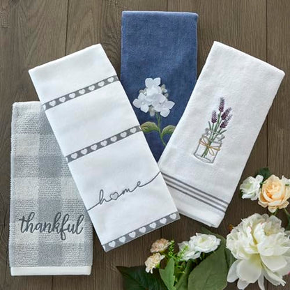 SKL Home by Saturday Knight Ltd. Lavender Hand Towel (2-Pack), White , 16x25 - color: Lavender