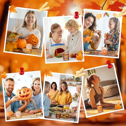 6Pack/54oz Non-Toxic Scented Candle Set, Fall Winter Candles, Decorative Holiday Candles for Women Men, 9oz Apple/Cinnamon/Pumpkin/Vinilla/Cocoa/Maple Soy Christmas Scented Candle for Holiday Gifts - size: 6 Pack 9oz
