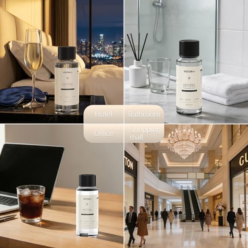 VOCOlinc Hotel Collection Diffuser Oil - W Hotel - Inspired by Luxury Five Star Hotel Lobby Scent Oil for Waterless Oil Diffusers, Luxurious Scents of Drange, Lily, and Neroli (4.06 OZ)