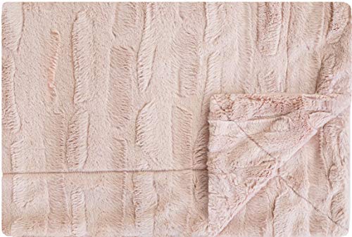 Ultra-Soft Sorbet Throw Blanket, Blush, Monster | Silky Smooth Throw with Midweight, Breathable Fabric That's Machine Washable and Perfect for Holiday Gifting - color: Sorbet Blush, size: Monster