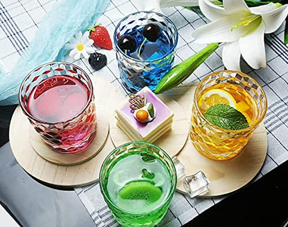8 Oz Unbreakable Tritan Drinking Glasses Shatterproof Acrylic Glasses Drinkware BPA Free Hard Plastic Cups Reusable Kitchen Water Glasses Drinking Set of 6 (Clear) - color: Clear