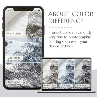 jinchan 100% Cotton Muslin Blanket Twin Boho Throw Blanket 50x60 Gray | 3-Layer, Tribal Geometric Quilt, Cooling Breathable Lightweight, for Adult, Soft, Reversible, Summer, Couch, Sofa, Bedroom - color: A. Boho Grey, size: 50"x60"