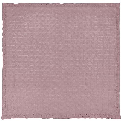 Karma Waffle Weave Dishcloth Set/Holder Happy Everything - color: Purple Happy Everything