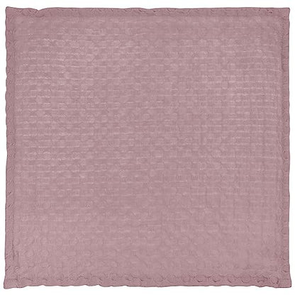 Karma Waffle Weave Dishcloth Set/Holder Happy Everything - color: Purple Happy Everything