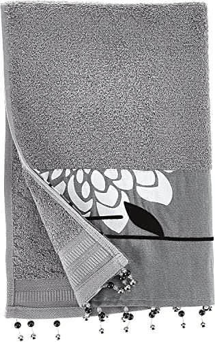 Zahari Home Erica Bathroom Towel Set - 3 Piece Modern Decor Grey Towel Set - color: Erica, style: 3 Piece Towel Set