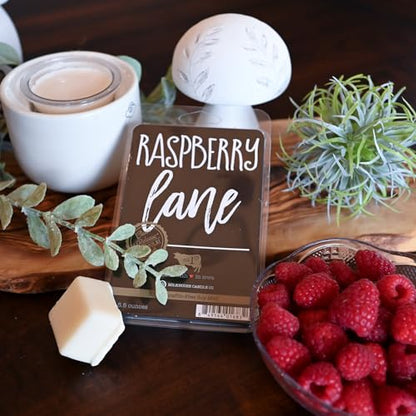Milkhouse Raspberry Lane Soy Wax Melts for Wax Warmer, 5.5 oz | Clean-Burning, Premium Fragrance Oil, Made in the USA - color: Raspberry Lane