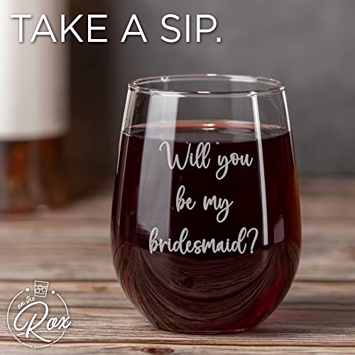 Personalized Custom Text Wine Glass – 3 Lines of Custom Text – 17 oz Stemless Engraved Mother's Day Wine Glass for Mom, Sister, Teacher, Wife, Best Friend - style: Custom Stemless Wine Glass
