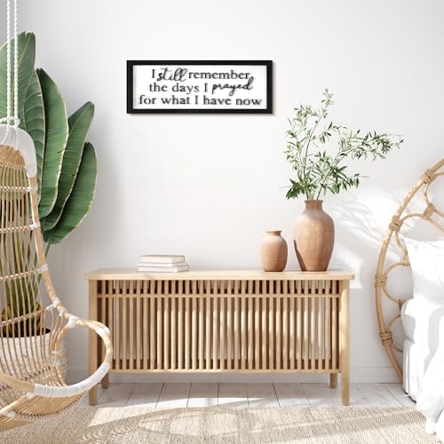 Ripeng 3D I Still Remember The Days I Prayed Sign Wall Decor Wooden Entryway Hallway Decor, Above Door Plaque Bible Verse Christian Wall Art for Christmas Family Living Room Bedroom, 15.7" x 5.9" - style: I Still Remember the Days I Prayed