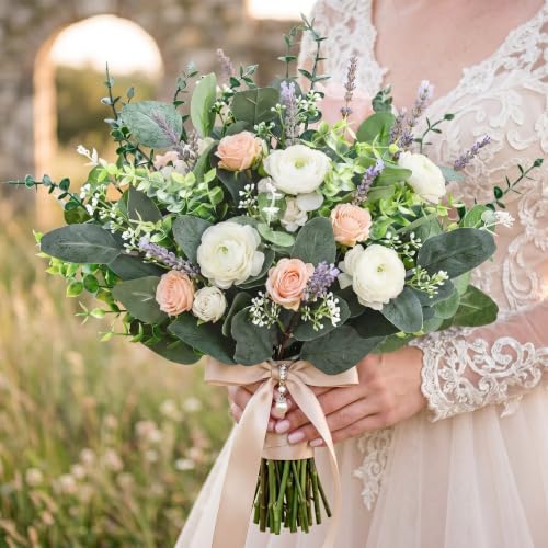 30 Pcs 6 Kind Mixed Eucalyptus Leaves Stem Bulk Artificial Greenery | Fake Silver Dollar Eucalyptus Bundle Faux Plants Greenery for DIY Bouquets Floral Arrangement Wedding Engagement Decor