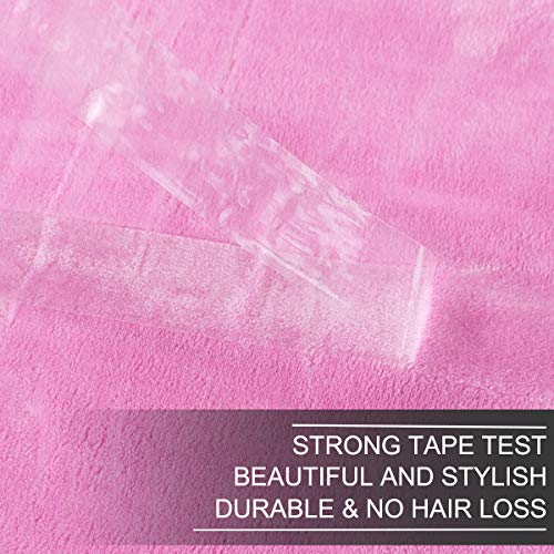 Fleece Twin Size Summer Blanket All Season 350GSM Lightweight Throw for The Bed Extra Soft Brush Fabric Winter Warm Sofa Blanket 66" x 90"(Pink Twin) - color: Pink, size: Twin (90-Inch-by-66-Inch)