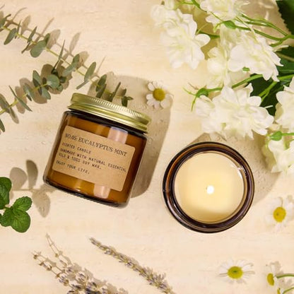 Candles for Home Scented, 6Pack 3.5 Oz Soy Wax Candles Gifts Sets with Sage Breeze & Lavender for Brithday Valentine's Day Gifts Women Mother - color: 6 Pack Spring & Summer Candles