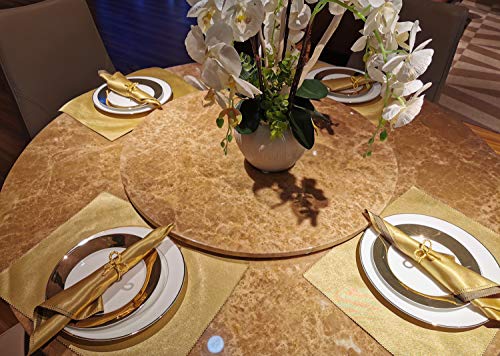 Gold Bow Napkin Rings Set of 4, Shiny Bow Style Holders | Classic bowknot design with polished gold finish adds elegance to Christmas, Thanksgiving, holidays and dinner parties.