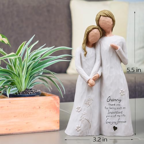 Granny Gifts for Grandma, Birthday Gifts for Granny Figurines | Granny Gifts, Grandma Gift for Mothers Day Christmas Birthday, Hand-Painted Resin Statue, Gifts for Granny - style: Granny Gifts