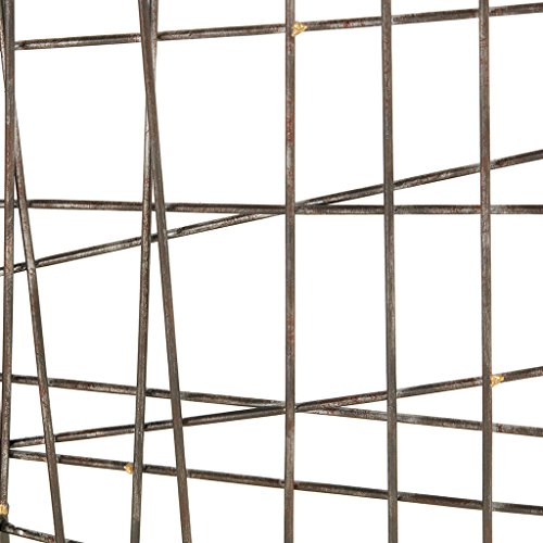 INK+IVY Savoy Wall Art Living Room Décor - Modern Abstract Metal Wire Design Home Accent Entry Way Decoration Ready to Hang Panel for Bedroom, 13.8"W x 0.79"D x 35.4"H, Gold Black - style: Savoy