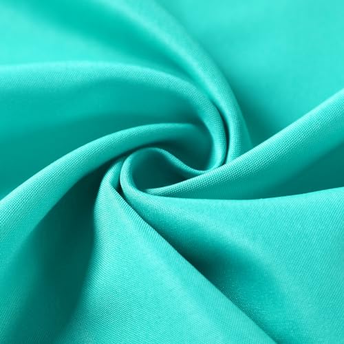 Bailarina Cloth Napkins Set of 80,17x17 inches Dinner Napkins Cloth Washable,Polyester Square Table Cloth Napkin Bulk with Hemmed Edges Ideal for Banquets, Parties and Weddings-Turquoise - color: Turquoise