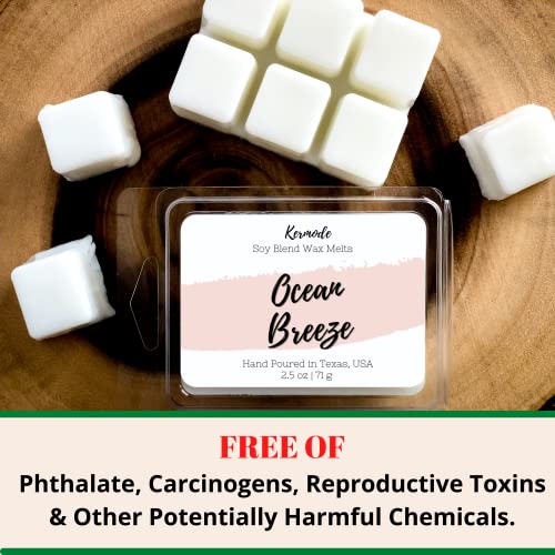 Fresh Clean Scent Wax Melts Wax Cubes - Spring Summer Scented Wax Melt Variety Pack for Wax Warmers - Kermode Natural Aromatherapy Fragrance - Long Lasting Bulk Assorted Safe Melting Soy Tarts