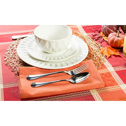 DII Variegated Tabletop Collection, Napkin Set, 20x20, Spice, 6 Piece - color: Spice, size: 20" x 20" (Set of 6)