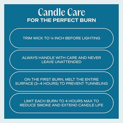 You & Me by the Sea Pet-Friendly Scented Candle – Sea Salt & Neroli Fragrance - Coconut Soy Wax Candle with Wooden Wick, Approx. 50-Hour Burn Time, Made in USA, 11.8 oz - color: You & Me by The Sea